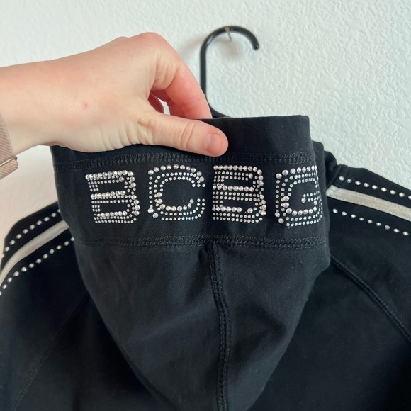 BCG max azria women’s black studded jacket size medium - Picture 6 of 10